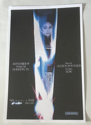 NIKI With Allison Ponthier 2024-25 World Tour 11x17 Venue Poster. 9/19/24