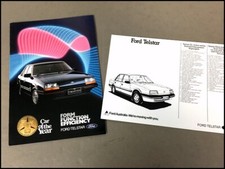 1984 Ford Telstar Australia Original Car Sales Brochure Catalog
