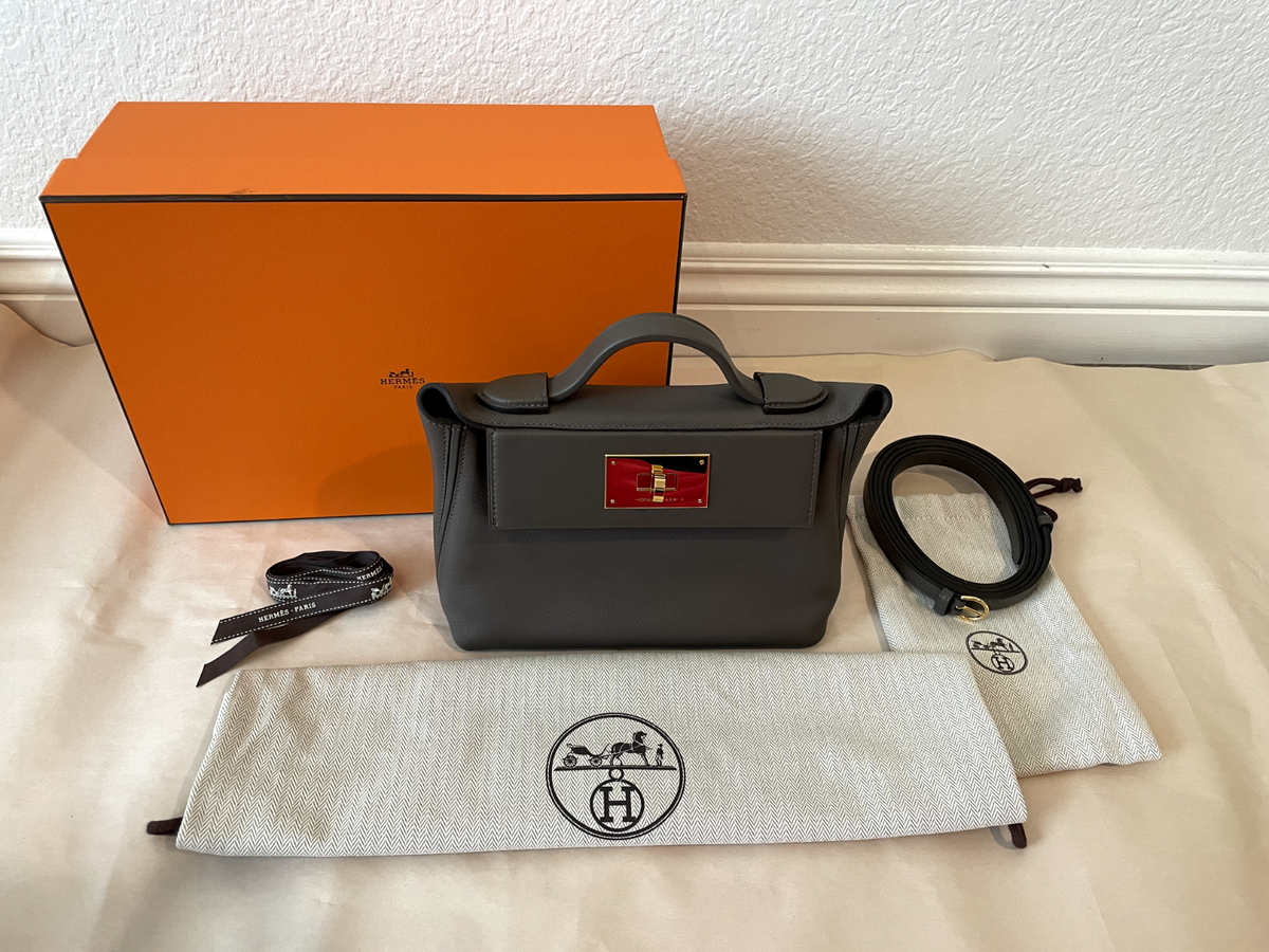 Hermes Bag Handtasche Winter 2022 7+ Thousand Black Box Handbag