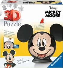 NEW (Damaged Box) Ravensburger 11761 Disney Mickey Mouse 72 Pc 3D Puzzle Ball