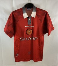 Manchester United Home Football Shirt 1996/98 Adults Medium Umbro D283