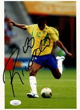 Rivaldo Signed 10X8 Photo Brazil AK29115 JSA COA (1142) Rivaldo Signed 10X8 Photo Brazil AK29115 JSA COA (1142)