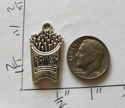 Fries charms French fries chips fast food (choose size) 