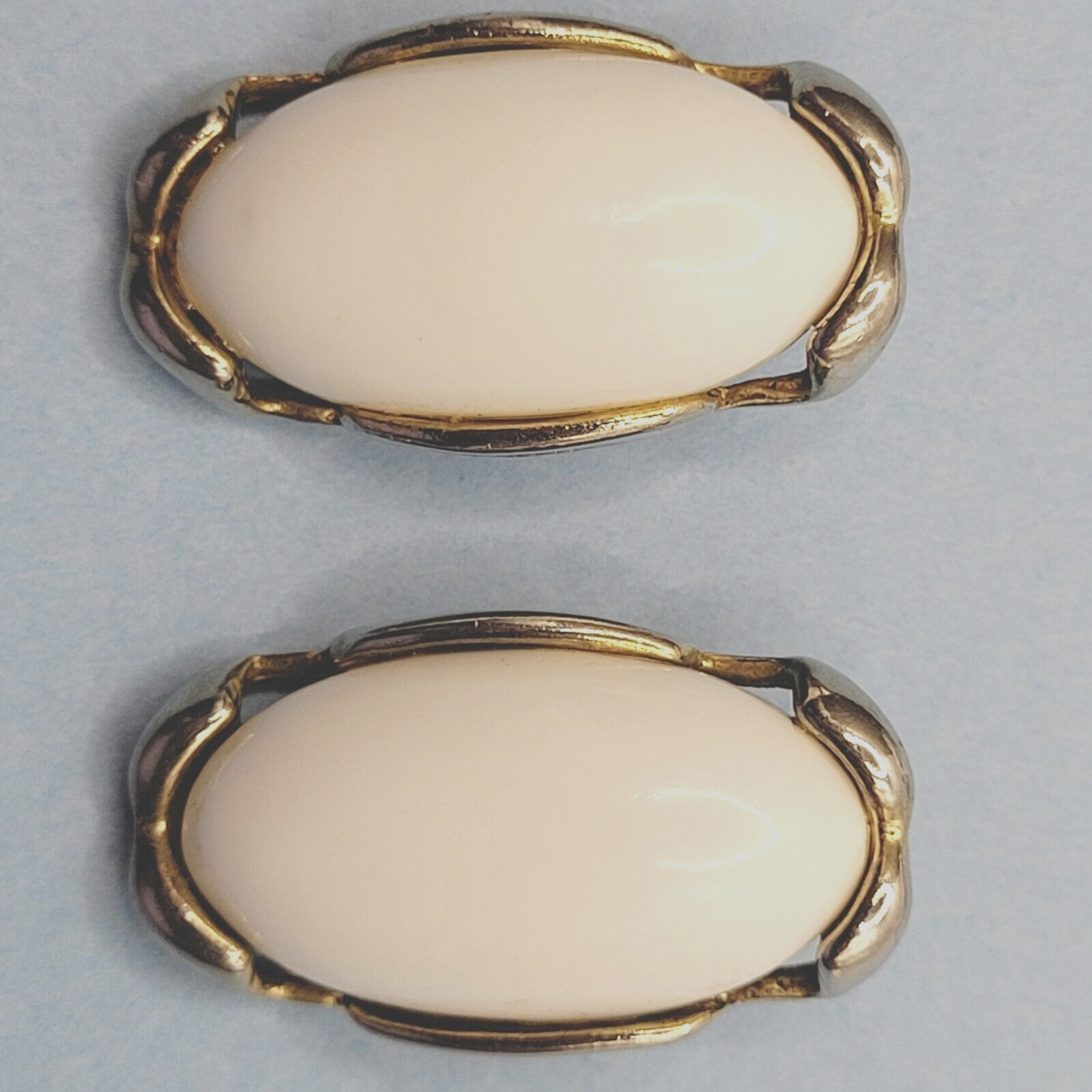 White Agate Stone Cabochon Statement Silver Tone … - image 23