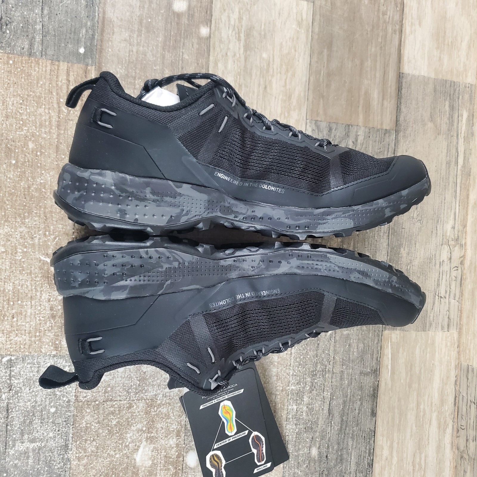 Salewa Pedroc Air Womens Shoes Sz 7 Black Hiking Sneakers Lightweight 