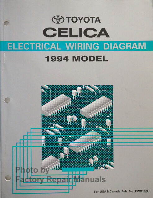 1994 Toyota Celica Electrical Wiring Diagrams Original