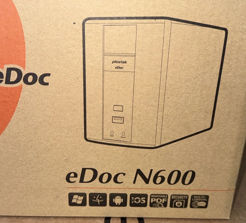 Plustek eDoc N600 Server, Sync / Share / Search Files, Gigabit Ethernet - Image 2 of 4