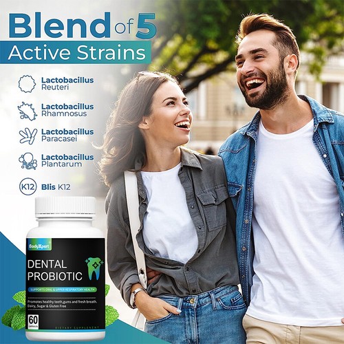 Probiotici Igiene Orale, Probiotici Dentali per Gengive e Denti Alito Cattivo - Foto 3 di 6