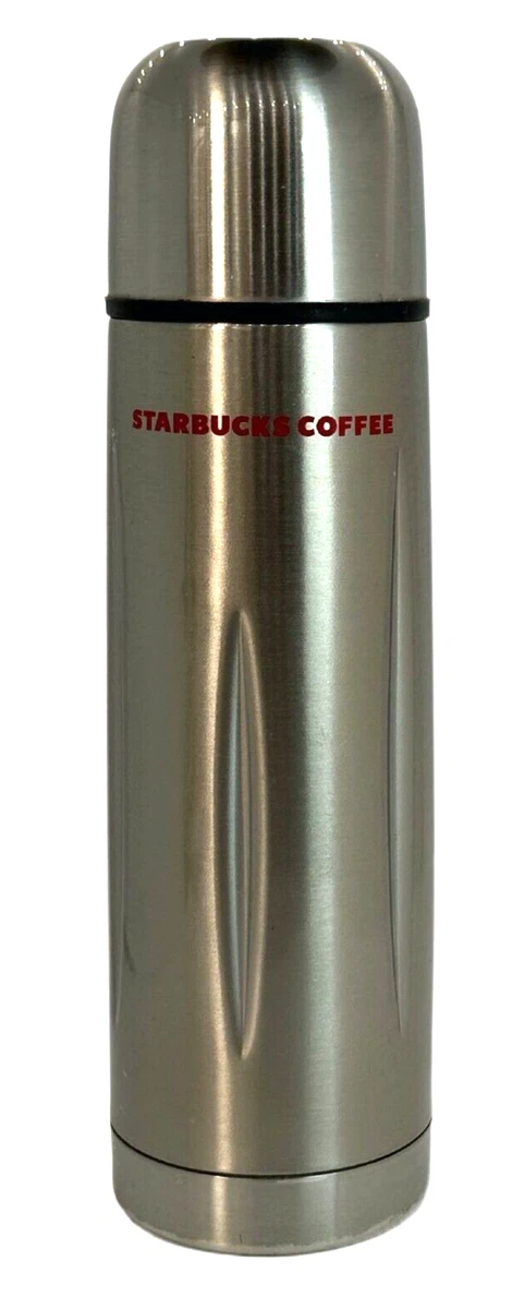 Starbucks Silver Bullet Stainless Steel Coffee Tumbler Thermos