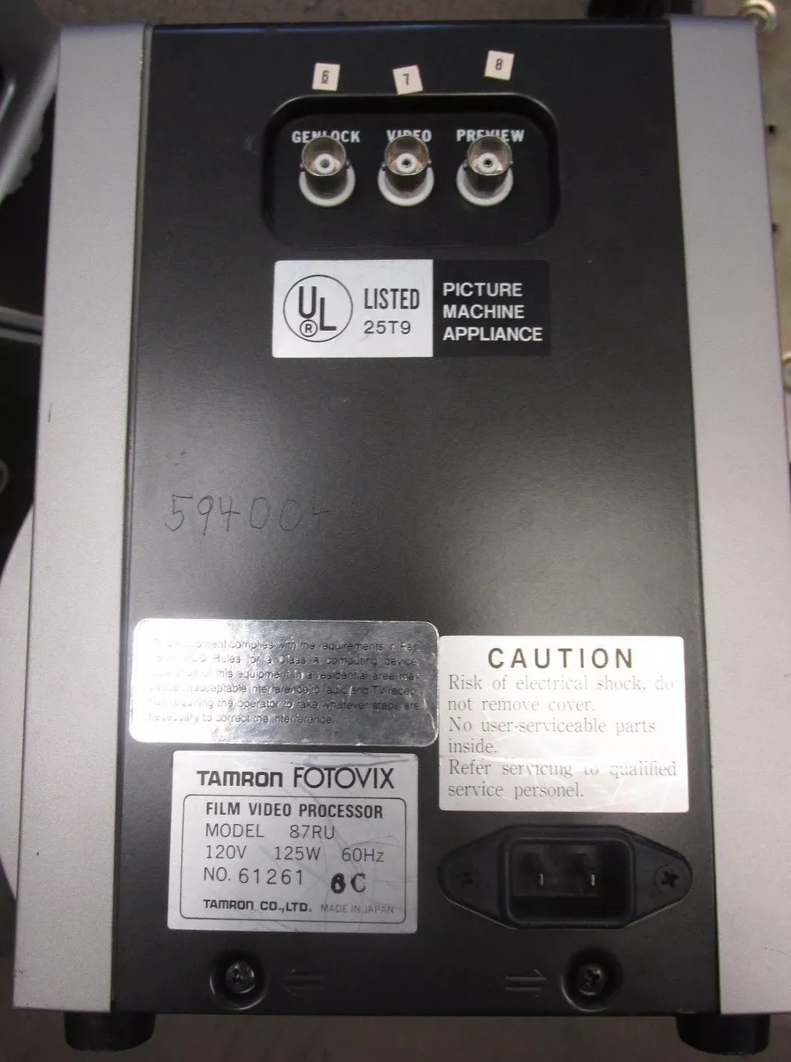 TAMRON FOTOVIX PRO 87RU FILM VIDEO PROCESSOR