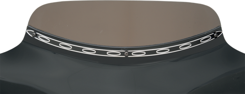 Parabrezza Ala Laterale Batwing Regolabile In ABS Per Harley Touring Street E Tri Glide CVO 2014-2022 – Nero O Fumè, Antigraffio
