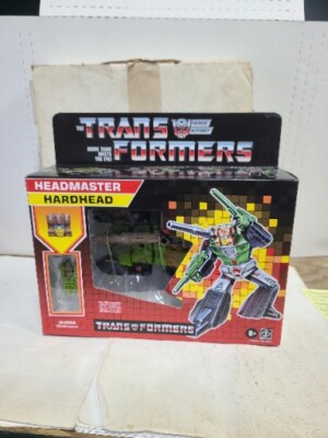 Transformers G1 Retro Headmaster Hardhead w/ Duros Original Reissue