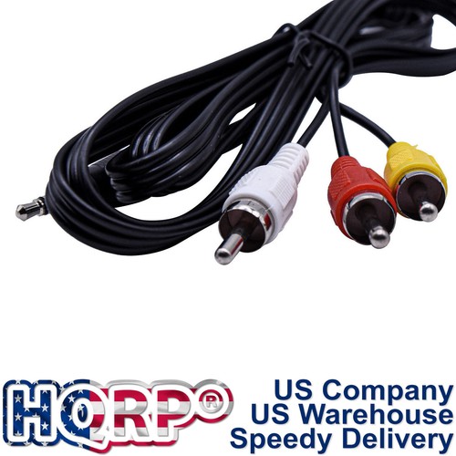 HQRP Câble Av Pour Panasonic PV-DV51 PV-DV52 PV-DV52D PV-DV52DS PV-DV52S - Photo 3 sur 7