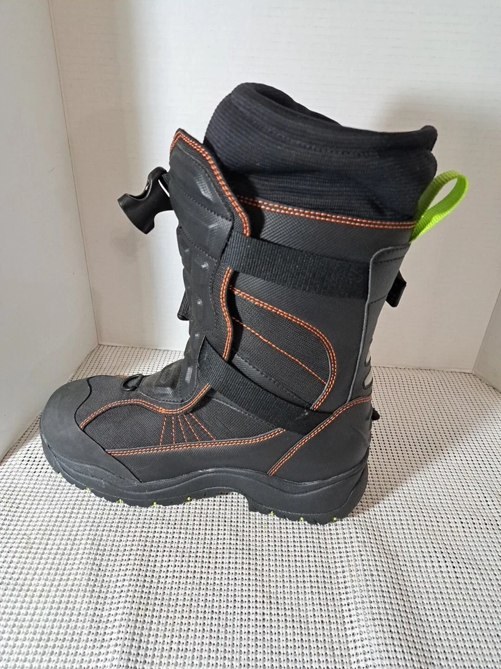 Bota de moto de nieve Castle Barrier pie derecho único para hombre verde defectos de repuesto Foto 4 de 4
