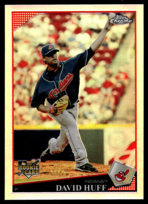 2009 Topps Updates & Highlights Chrome Rookie Refractors #CHR54 David Huff