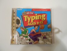 All-Star Typing Ages 9-12 S0CCER by The Learning Company CD WIN 3.1/95 MAC