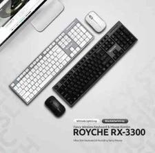 Royche Wireless Keyboard & Mouse Set RX-3300 Korean / English /Tracking