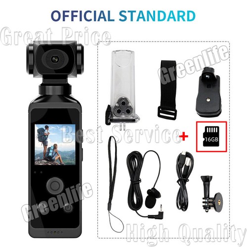 4K 270° Rotate Handheld Action Camera WiFi 30M Waterproof Pocket Sport Camera - Picture 24 of 27