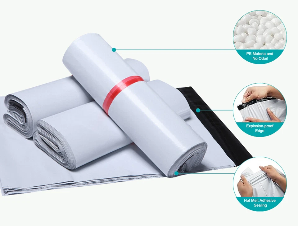 Poly Mailer Bags Mailing Satchel Plastic Courier Self Sealing Packing Shipping - image 3 of 4