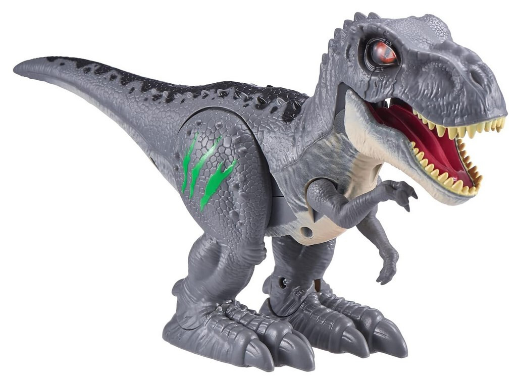 NEW OFFICIAL ROBO ALIVE ATTACKING T-REX SERIES ROBOT GREY DINOSAUR TOY  FIGURE