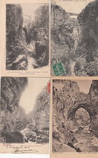 Lot 4 cartes postales anciennes ALGERIE ALGERIA CONSTANTINE gorges du rhummel 5