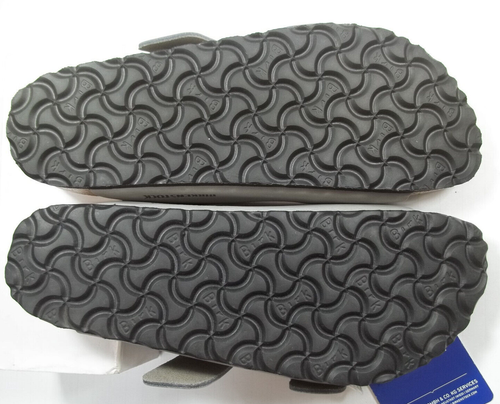 Birkenstock ARIZONA BIG BUCKLE Dove GRAY Nubuck Leather 38 NAR 7-7.5 Silver Grey - Picture 11 of 21