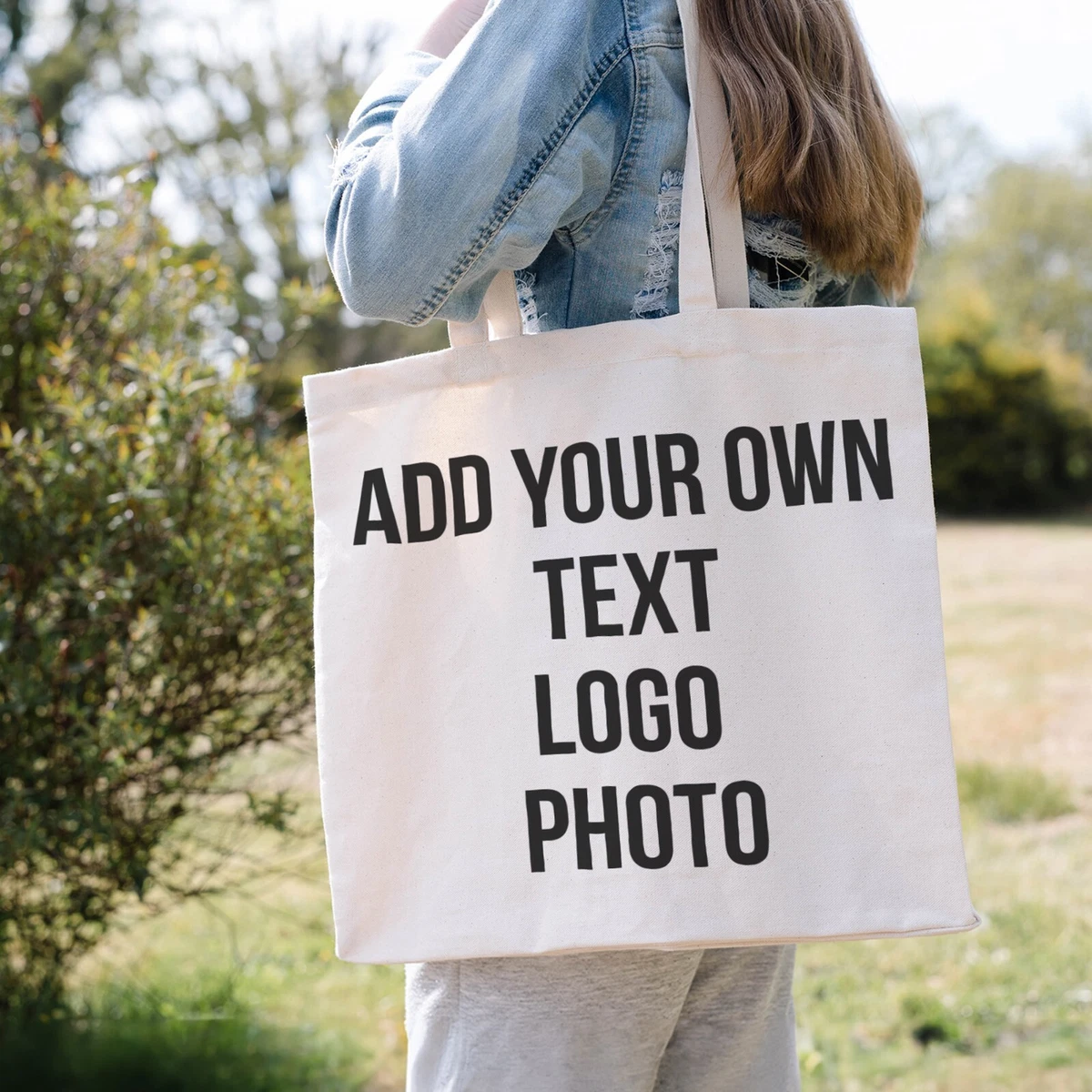 Personalized Canvas Tote Bag