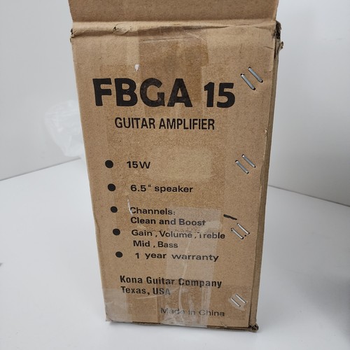 15 Watt Fat Boy FBGA 15 Portable Electric Guitar Amplifier / Amp 6.5" Speaker - Picture 12 of 19