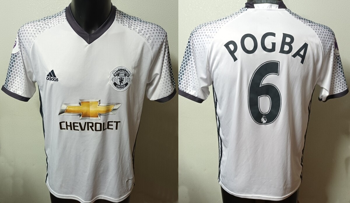 MAGLIA ADIDAS 2016 2017 MANCHESTER UNITED POGBA 3^ MAGLIA