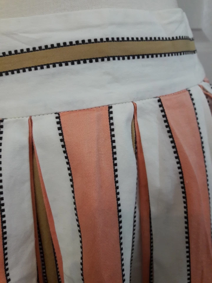  Falda Plisada Blanco Melocotón Retro Penguin de Munsingwear Talla 2 XS X Pequeña Foto 3 de 4