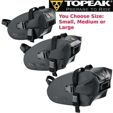 Topeak Drybag Wedge Pack w-Strap Bike Seat Bag Pack Pick Small Medium or Large
