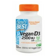 Vegan D3 2500 IU 60 Veggie Caps By Doctors Best