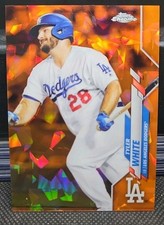2020 Topps Chrome Sapphire Update Tyler White Orange Refractor/25