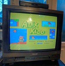 Toshiba 21" Retro CRT TV / Retro Gaming Monitor TESTATO + GARANZIA 