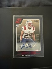 2022 MARCUS JONES Panini Zenith Autograph Auto Red Zone Rookie RC #148 Patriots