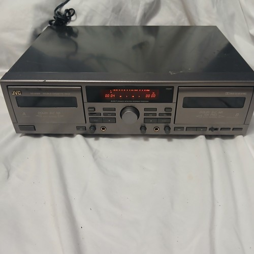 JVC TD-W309 Double Cassette Deck Dolby B•C NR HX Pro Read - Picture 1 of 10