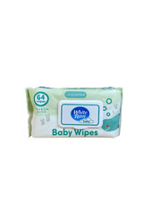 Baby Wipes Hypoallergenic Unscented Gentle Sensitive Skin Wipes Pack of 64