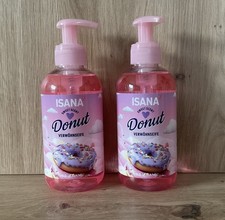 (33,32€/L) Isana Hand Soap Handseife Donut Vegan Set 2x300ml