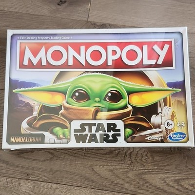 Hasbro Gaming Monopoly Mandalorian The Child Board Game Star Wars 8+ Complete