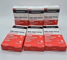 Lot 6 Neutrogena Mini Acne Patch Sensitive Skin  Hydrocolloid Patches 36 Ct.