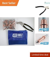 50 1/8 Cleco Fasteners Pliers Set Automotive Repair Body Work Tools