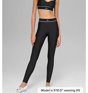 Leggings Yoga Alo Yoga Softsculpt Amp It Up Vita Alta Elasticizzati Yoga XS.