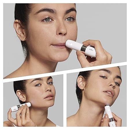 Braun Face Mini-Haarentferner, elektrischer Gesichtshaarentferner für Damen