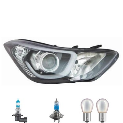 Scheinwerfer rechts inkl. Premium Lampen für Hyundai Elantra Stufenheck MD