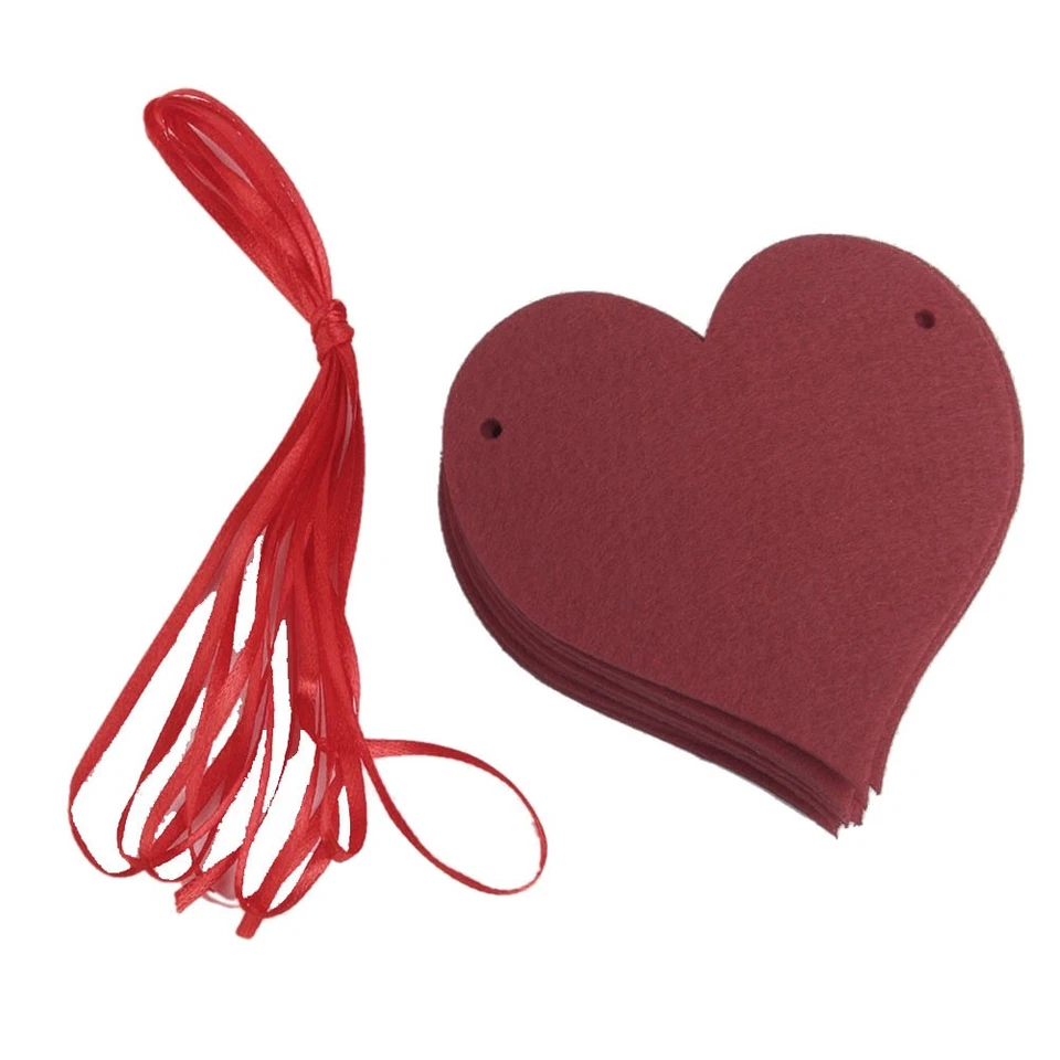 Red Heart Bunting Banner for Wedding / Christmas / Party / Home Decoration - Image 2 of 4