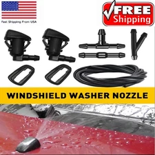 2PCS Windshield Washer Water Nozzle 68260443AA Spray For 06-2010 2005 Pontiac G6