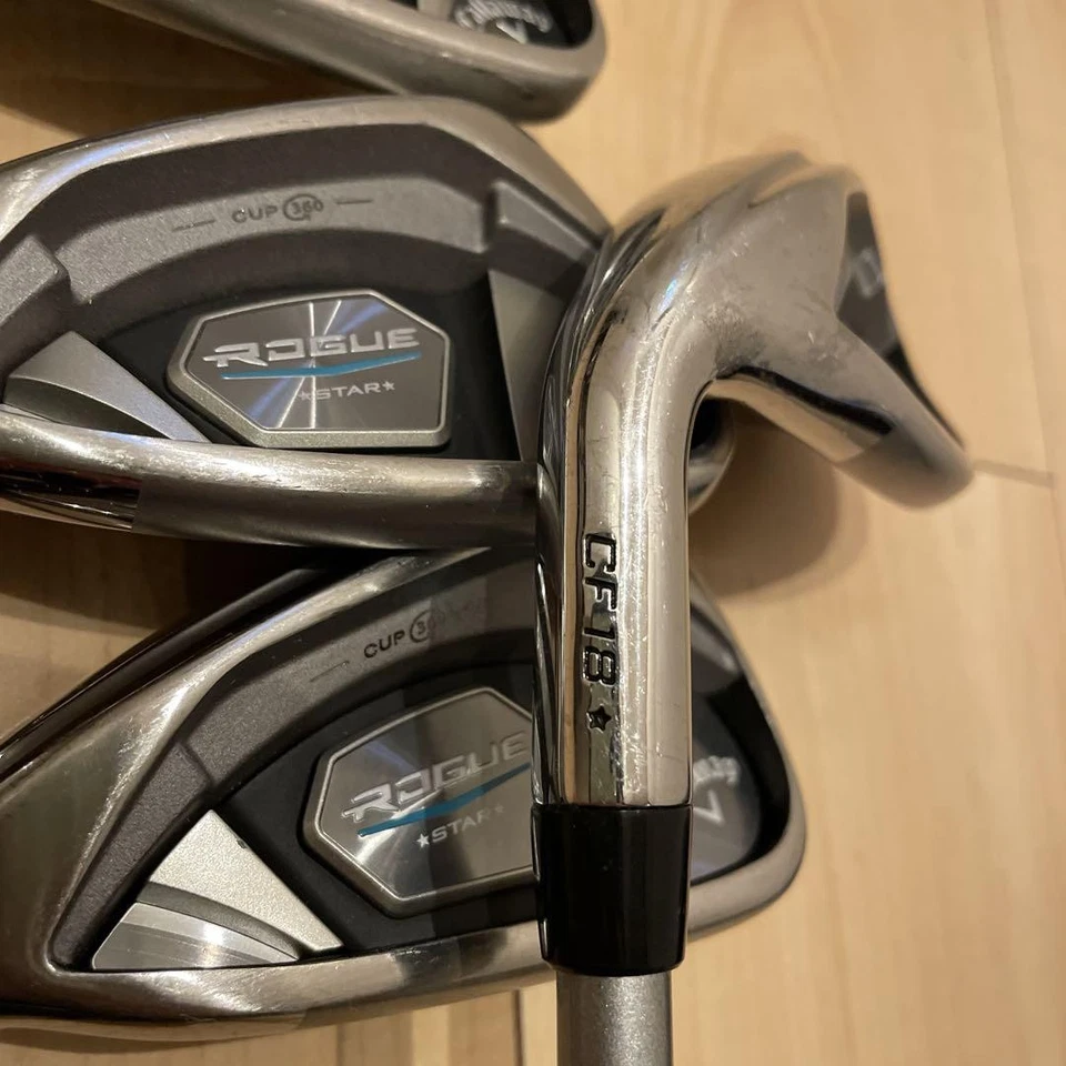 Callaway Rogue Star CF18 Iron Set 5pcs 6-PW Fubuki 50 Flex R Left-Handed - Image 2 of 4