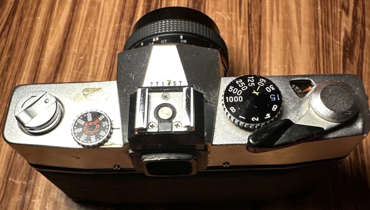 Vintage Petri FTX 35mm SLR Camera w/ CC auto 55mm f1.8 Lens Tested