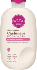 Eos Shea Better Cashmere Hydrating Body Wash Strawberry Dream Gel 16 fl oz