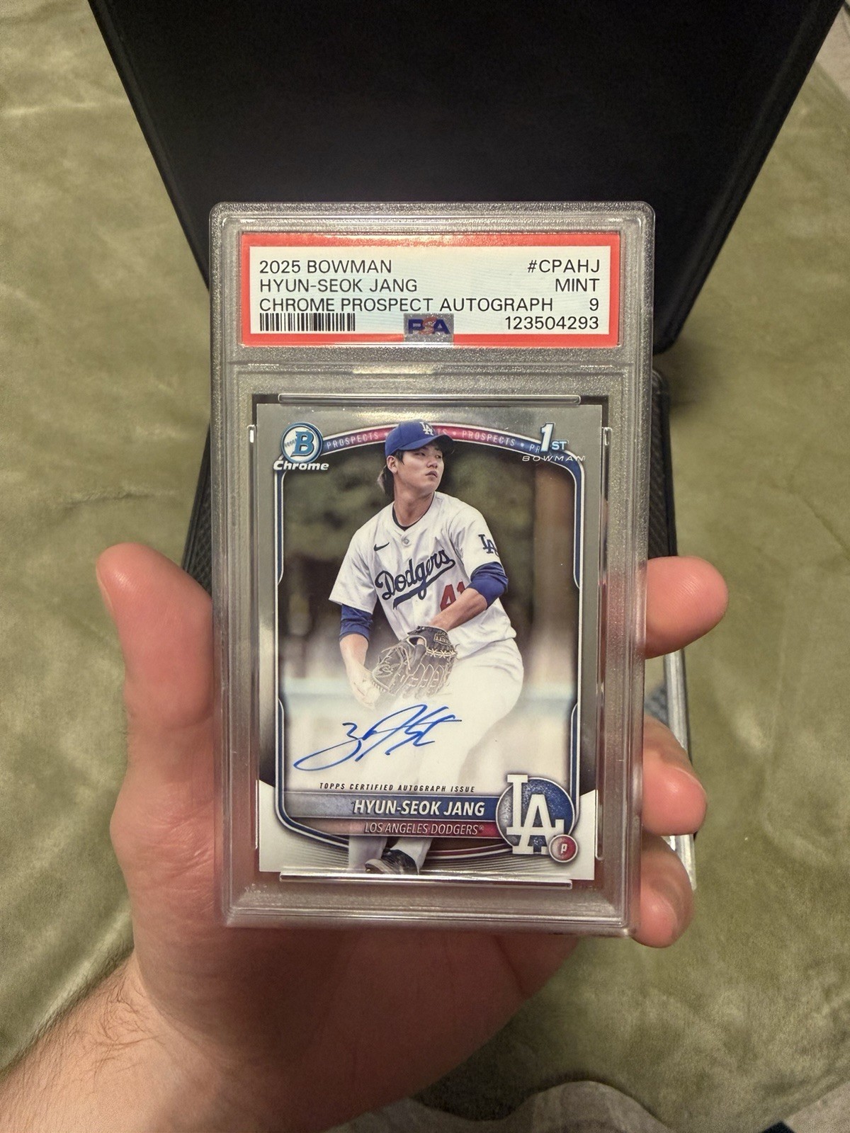 2025 Bowman - Chrome Prospect Autographs Hyun-Seok Jang #CPA-HJ (AU, RC)